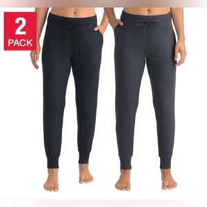 Lole Black & Gray Jogger Lounge Pants Women’s Large (12) 2-Pack NWT!